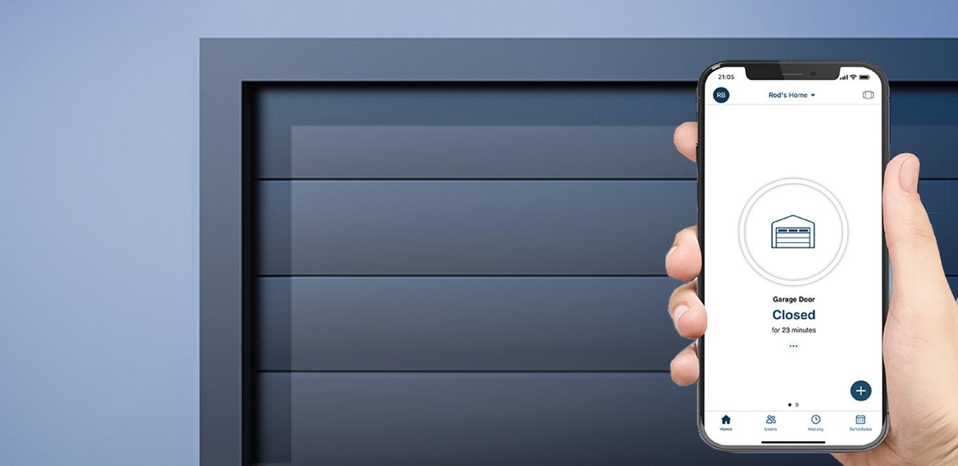 Smartphone app control for an automatic gate
